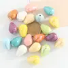 Acessórios Coloridos Joias DIY Contas Cerâmicas Gota d'Água Acessórios para Roupas Contas Soltas Material para Pulseira Caseira de Estudante Pacote