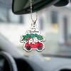 Nuevo y lindo espejo retrovisor de coche con diseño de gato transfronterizo, llavero colgante para mochila, suministros de decoración para el hogar