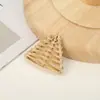 Accesorios de Joyería DIY de Ratán Hechos a Mano Vietnamitas Estilo Festivo Geométricos Exagerados Redondos Material de Aretes Tejidos de Bambú Rattan