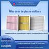 Fornecimento de fábrica G3 G4 filtro de efeito primário F5 F6 F7 F8 filtro de efeito médio tela de filtro de ventilador de oxidação