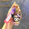 Llavero de Muñeca de Dibujos Animados Sanrio Kulomi, Colgante de Máquina de Bolas, Llavero Lindo para Bolsos, Pequeño Regalo al por Mayor