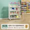Prateleiras de supermercado, expositores de chão comerciais multi-camadas para lanches e bebidas, novo modelo de expositores móveis e prateleiras de armazenamento para supermercado