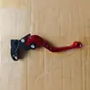 Manillar de Motocicleta CNC FXD Combinación de Colores Rojo y Negro Palanca de Freno y Embrague Modificada Accesorios Universales para Vehículos Eléctricos