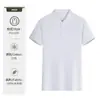 Camiseta de Manga Curta de Algodão Seda de Gelo para Mulheres, Top Casual de Cor Sólida para o Verão com Gola Polo, Camisa Polo Fina