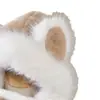 Nuevo Gorro de Peluche Grueso Lindo de Invierno, Bufanda de Oso Lindo, Guantes, Tres en Uno para Ciclismo, Protección Cálida para los Oídos para Mujeres