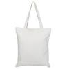 Bolsa de lona portátil para compras, venta al por mayor, con impresión directa de fábrica, en blanco, de algodón, para publicidad en color sólido
