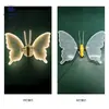 Luz LED Dinámica Brillante de Mariposa Luz Decorativa Navideña Forma de Mariposa Transparente Luz para Exteriores a Prueba de Lluvia Luz para Insectos