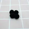 Paquete pequeño en stock Bola de pelo de alta elasticidad Bola pequeña de pelo de poliéster Bola de felpa colorida Bola de pelo hecha a mano accesorio de bola de pelusa para DIY
