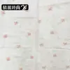 Tecido Tencel em estoque com bordado de miçangas florais pequenas para vestidos femininos, vestidos de gaze e vestidos slip. Atacado de tecido de designer