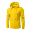 Comercio Exterior Amazon Cárdigan Suéter de Color Sólido Sudadera con Forro Polar Top Deportivo Otoño e Invierno Hombres y Mujeres Camisa con Cremallera