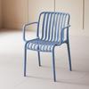 Silla de comedor sencilla, mesa y silla para el hogar, silla de plástico, sillón apilable, silla de ocio, silla de balcón, silla de exterior, silla de playa.