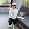 Conjunto de Chaleco de Verano para Niños 2026 Nuevo Estilo Ropa Delgada de Verano para Niños Ropa sin Mangas Guapa y Elegante para Bebé