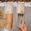 2026 Primavera/Verano Nuevo Estilo Mocasines de Comercio Exterior Zapatos Planos sin Cordones Talla Grande Europea y Americana Pantuflas de Punta Cerrada para Mujer