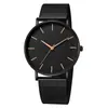 Venta caliente en AliExpress reloj de pulsera de malla fina estilo coreano simple y moderno para hombre reloj de cuarzo personalizado ventas directas de fábrica