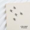 Novos Acessórios de Unha Artística Diamante Starburst Doce e Cool Estilo Ins Estéreo Super Brilhante Liga de Diamante Starburst Acessórios de Unha Usáveis