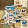 Paquete temático de mariposas transfronterizo Material de paquete Papel + paquete de pegatinas Mixto Papel de fondo DIY Patrón de animales Pegatinas para cuenta manual