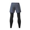 Conjunto de Dos Piezas para Hombre, Ajustado, Pantalón Largo, Secado Rápido, Transpirable, con Bolsillo Trasero en la Cintura, Reflectante, para Correr, Deportes y Fitness, Transpirable y de Secado Rápido para Mujer