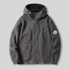 Chamarra de polar con capucha para hombre, talla extra, forrada de polar para invierno