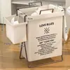 Cesto de roupa suja, recipiente de armazenamento de roupa suja, cesto de lavanderia para banheiro de dormitório estudantil, cesto de lavanderia para banheiro, cesto de roupa suja para casa