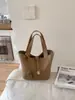 Bolso de Cubo de Mano Más Vendido Transfronterizo para Mujer 2026 Nuevo Estilo Bolso de Hombro Casual Simple Bolso Cesta Versátil de Moda