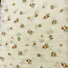 Tela Estampada de Chifón con Cuadros de Burbujas Grandes y Flores Pequeñas en Stock para Vestidos, Camisas, Adornos para la Cabeza para Mujer y Ropa para Niños de Primavera y Verano