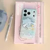 Funda para Teléfono Móvil Cute Cartoon Umbrella Jade Dog Stand Apple 17Promax Adecuada para 16Pro Magnética de Doble Capa 15P