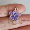 Estilo Coreano Colgante de Margarita con Aceite Goteado Material de Flor Pequeña con Aceite Goteado Accesorios de Aleación Pulsera Collar Pendientes Joyería DIY