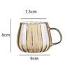 Abóbora listrada colorida ouro chaleira fria sala de estar chaleira branca fria chaleira doméstica vidro de borosilicato pote de limão bule