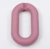 Plástico Acrílico Tacto de Mano Cadena de Color Pintura 24*39 Hebilla de Pegamento DIY Aro Abierto para Saltar Cadena de Bolsa de Joyería Accesorios