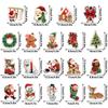 Pegatinas Magnéticas Navideñas para Refrigerador Transfronterizas Pegatinas Magnéticas Suaves para Coche Decoración de Atmósfera para Fiestas Navideñas Pegatinas Magnéticas para Lavavajillas