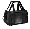 Bolsa de transporte para mascotas, de gran capacidad, transpirable, para exteriores, para gatos y perros, portátil, para comida, mochila con cinturón para mascotas.