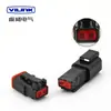 Conector impermeable para coche Dechi DT04-2P-CE02 DT04-08PA-CE02 negro con enchufe estándar E