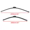 Aplicable Transfronterizo a Modelos Toyota Camry 18-23 Limpiaparabrisas Delantero Hoja de Limpiaparabrisas Sin Marco