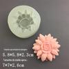 Cauda de Flor Forma de Flor Rosa Desabrochando Molde de Silicone DIY Artesanal Forma de Bolo Dobrável Molde de Resina para Colagem