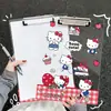Prancheta Portadocumentos A4 em Acrílico com Gatinho Fofo Bloco de Notas para Estudante A5/A6 Armazenamento de Documentos de Prova