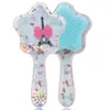 Conjunto de Presente Pente de Massagem com Almofada de Ar Personalizado, Pente de Presente para Mão, Pente com Topo de Caveira Fofo, Pente Oco Pente com Almofada de Ar