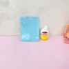 Bolsa Macaron transparente à prova d'água com fecho zip para joias, miudezas, lanches, embalagem portátil para dormitório à prova de poeira