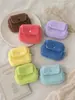 Bolsa para Monedas de Felpa Color Macarrón con Cierre de Broche Portátil Estudiante Porta Tarjetas Porta Identificación Linda Mini Bolsa de Almacenamiento