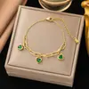2025 Pulsera Vintage Elegante y de Moda Ajustable Joyería Acero Inoxidable Estilo Casual con un Diseño Refinado y Elegante