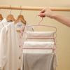 Perchero de Plástico Multifuncional para Pantalones, Armario Empotrado, Espacio para Colgar Pantalones que Ahorra Espacio, Artefacto para el Hogar, Estante Multicapa para Toallas de Baño