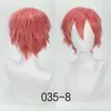Harajuku anti-curling cabelo masculino anime peruca europeia e americana cabelo curto anti-curling styling universal cosplay peruca fábrica em estoque