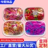 Gomas Elásticas Desechables Que No Dañan el Cabello, Ligas para el Cabello de Niños, Cuerdas para el Cabello de Niñas Pequeñas, Accesorios Desechables para el Cabello Suelto