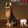 Fábrica al por mayor de perro de latón, perro del zodíaco, perro lobo sentado, portero, sala de estar, regalo, muebles, grandes adornos artesanales