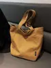 Bolsa de lona estilo coreano, casual y simple, de gran capacidad, bolso de hombro para mujer para el otoño y el invierno, bolsa de mano para el trabajo