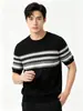 2026 Novo Suéter Masculino de Inverno Manga Meia Camiseta Camada Interna Quente Espessada Tamanho Grande Top para Homens de Meia-Idade e Jovens