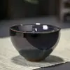 Xícara de Chá Jianzhan Queimada em Forno Tamanho Grande Cerâmica Xícara para Degustação de Chá Xícara de Anfitrião Kung Fu Chapéu de Cogumelo Conjunto de Uma Peça Xícara de Chá Tenmoku Múltiplos Estilos