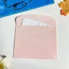 Sobre Pequeño para Guardar Tarjetas de Membresía, Sobre en Blanco Estilo Inserto Rosa