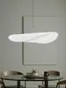 Candelabro de Viento Silencioso Sala de Estar Dormitorio Mesa de Comedor Diseñador Nórdico Bar Decoración Artística Iluminación de Tela de Seda