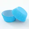 100 Papel antigrasa de grado alimenticio para hornear cupcakes, tazas de papel para nieve Mei Niang, molde para horno, tazas pequeñas de papel para pastel