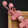 Hebilla de Disco Estilo Chino con Acabado Satinado Retro, Adornada con Perlas de Jade y Hebilla de Mariposa, Adecuada para Decoración de Hanfu y Qipao, Fácil de Coser Sin Tejer